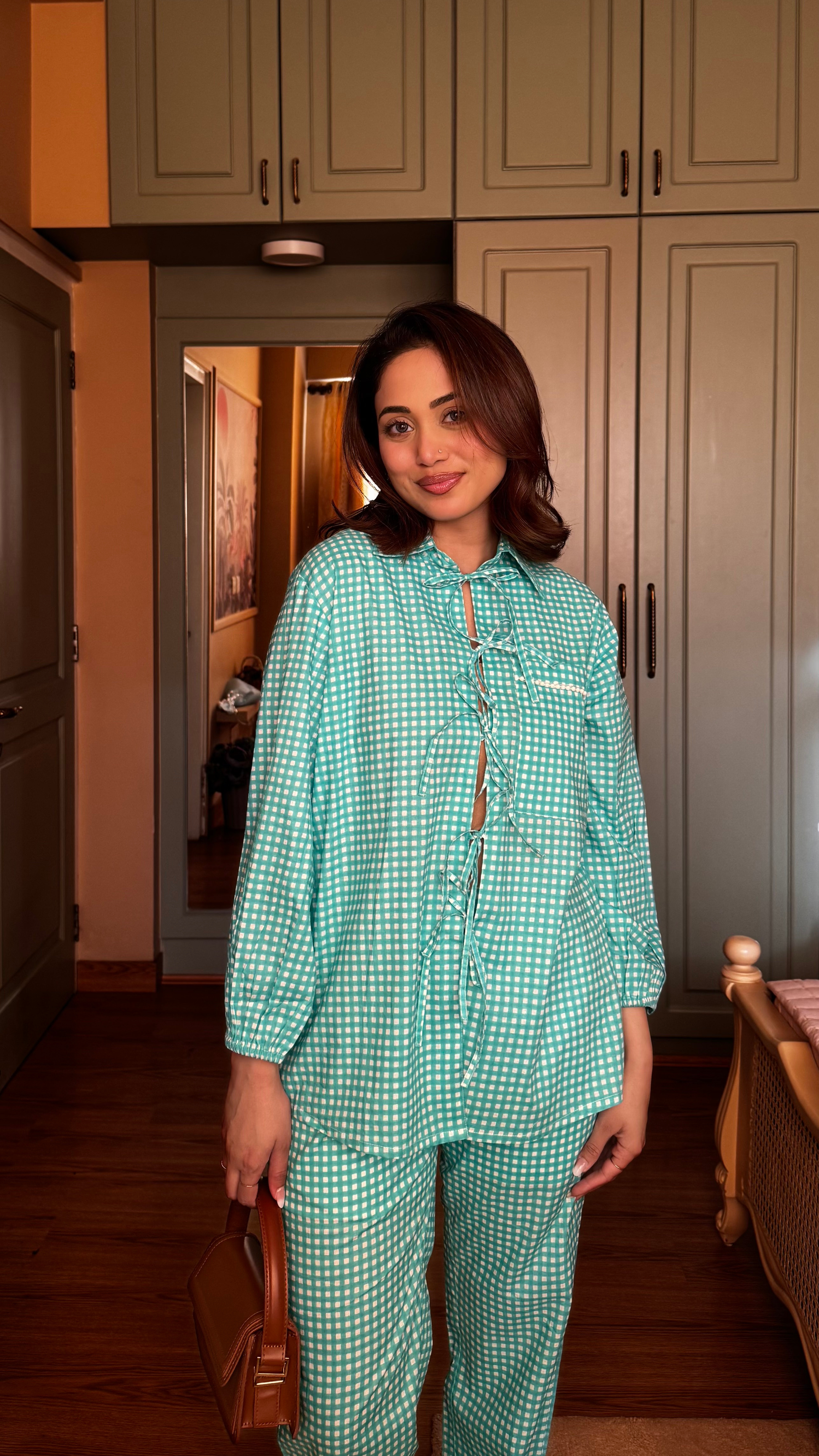Knot Mint Green Pants