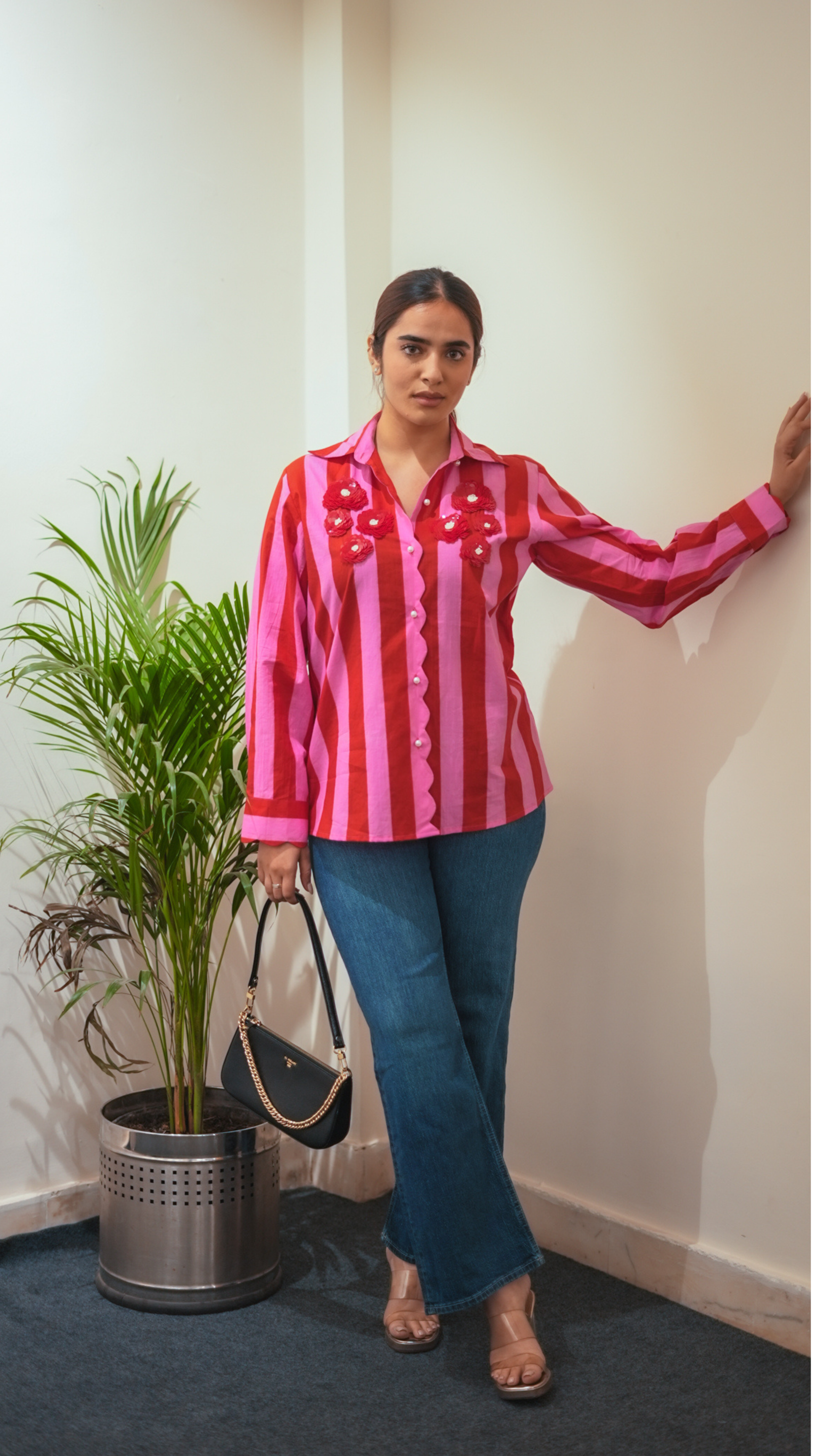 Rose Stripe Shirt
