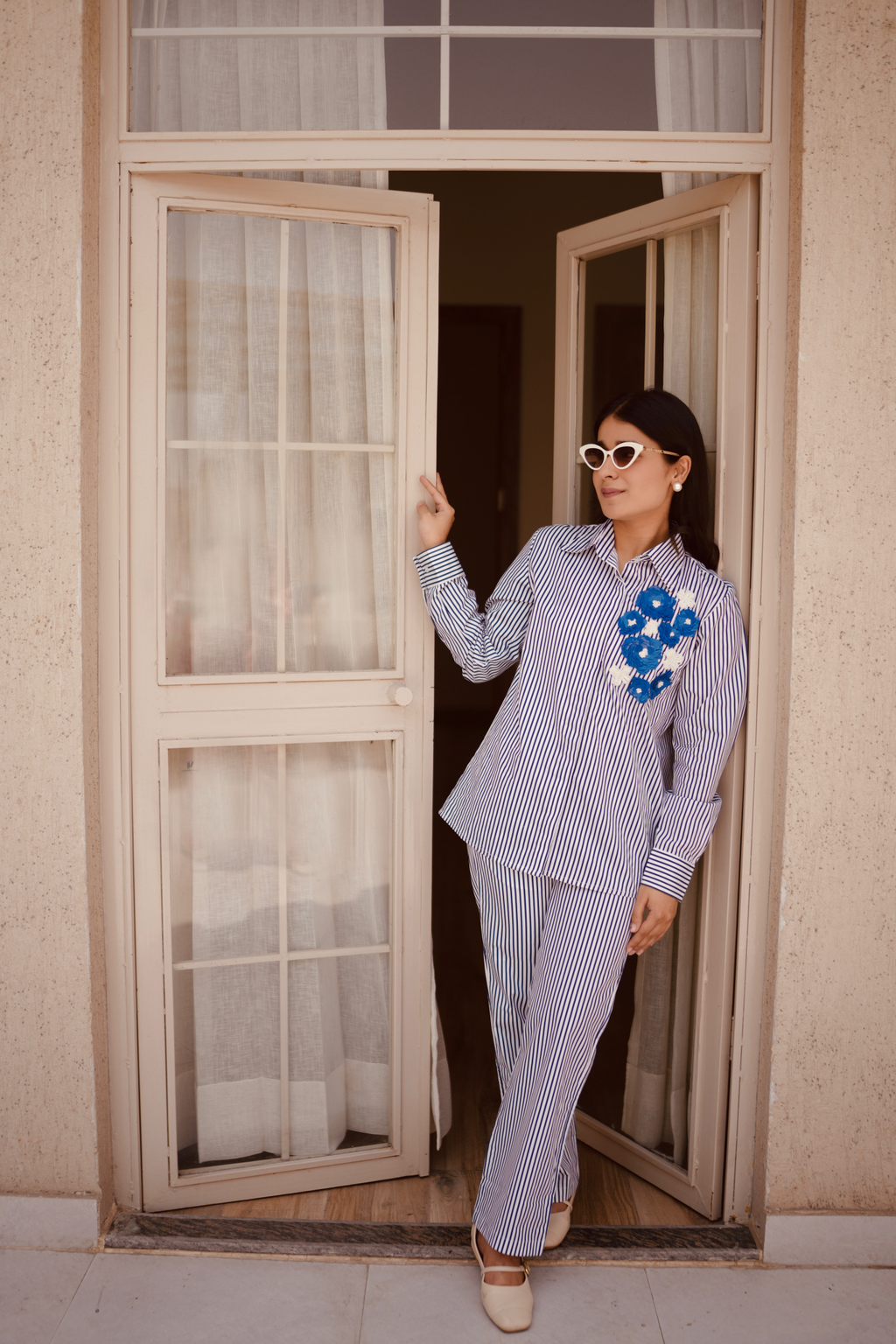 Azure Stripe Shirt