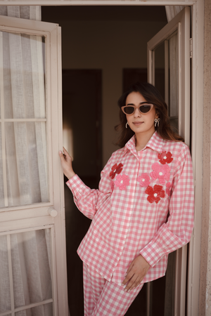 Rose Ghingham Set