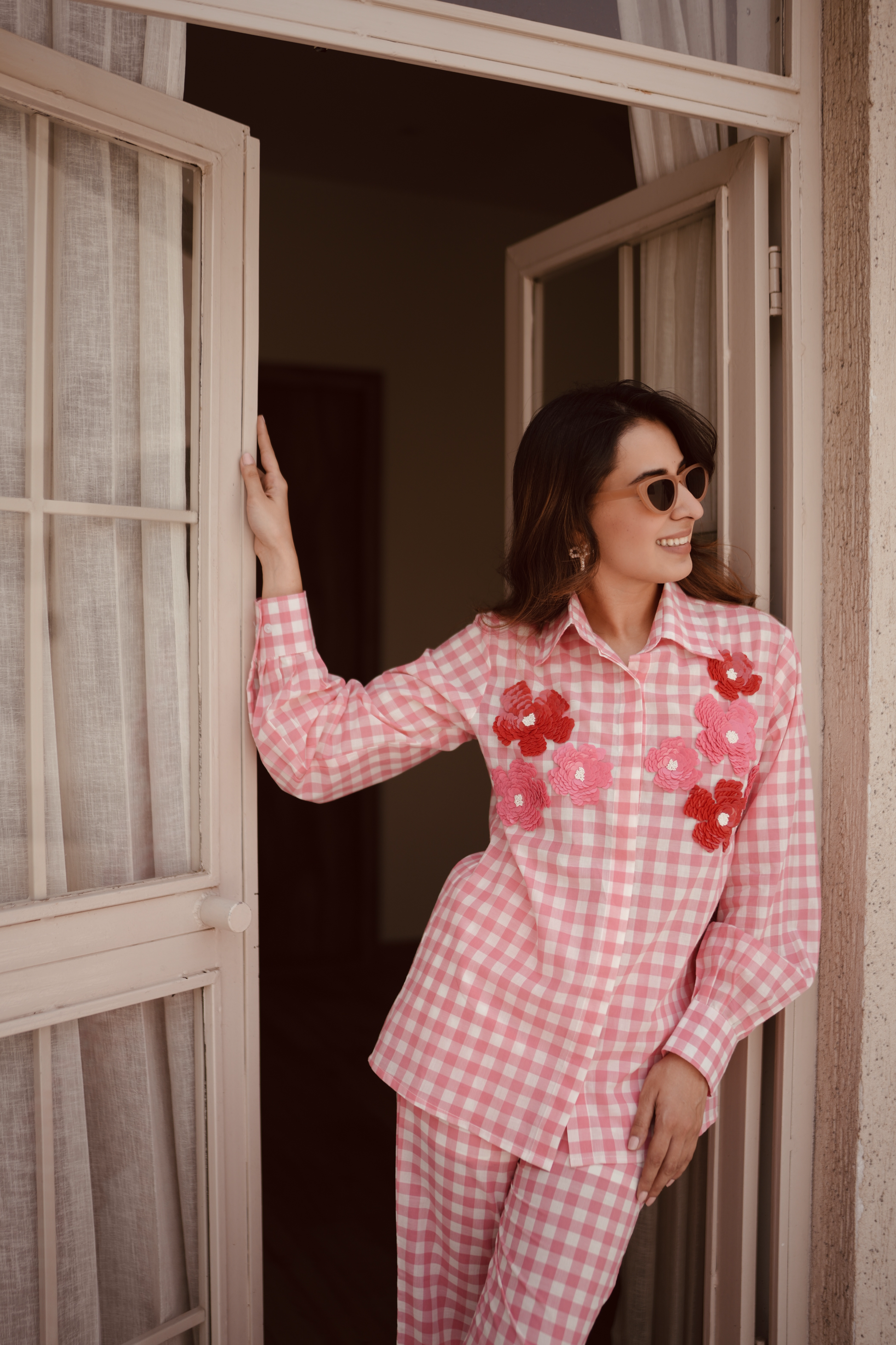 Rose Ghingham Pants