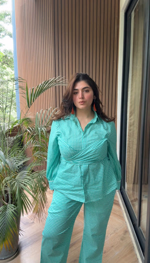 Mint Green Wrap Set
