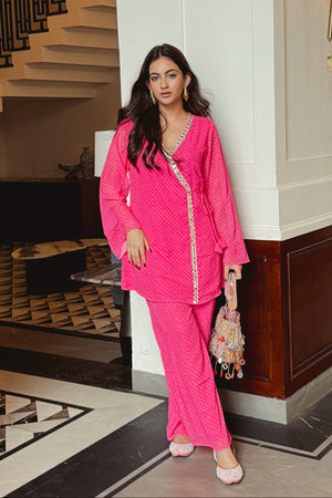 Gul Wrap Set in Blush Rose
